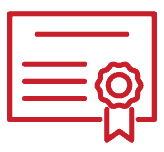 Icone certificat garantie.